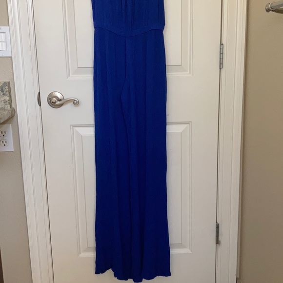 Blue jumpsuit. Size Small - Picture 3 of 4